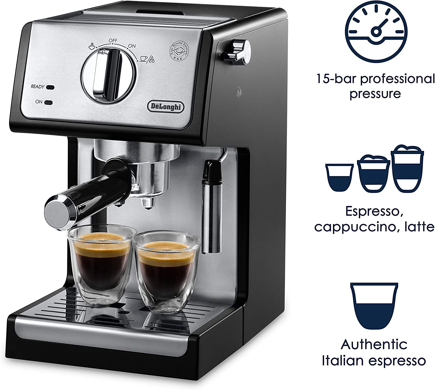 Espresso and Cappuccino Machine De'Longhi