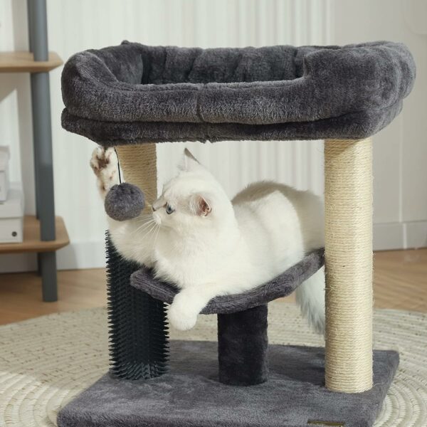 Hoopet cat Tree Tower, cat Scratching Post for Indoor Cats