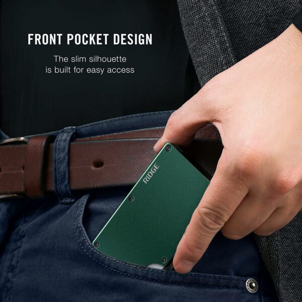 RFID Blocking Front Pocket Credit Card Holder