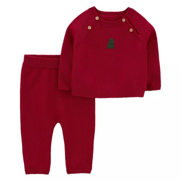 Baby 2-Piece Christmas Tree Outfit Set