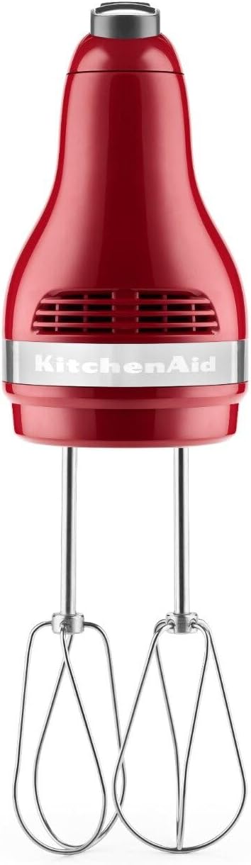 KitchenAid 5 Ultra Power Speed Hand Mixer, Empire Red