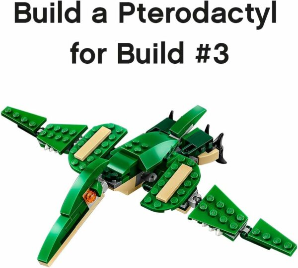 Creator 3 in 1 Mighty Dinosaur Toy, Lego