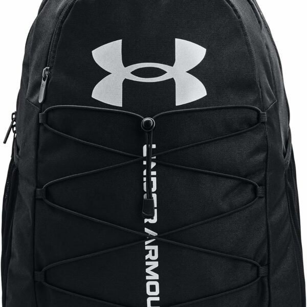 Under Armour Unisex-Adult Hustle Sport Backpack , Black (001)/Silver , One Size Fits All