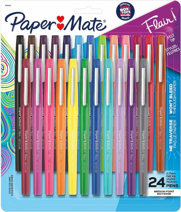 Paper Mate Felt Tip Pens Flair Marker Pens